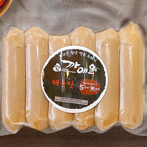 흑돼지로 만든 소시지360g(바베큐맛/치즈맛/매운맛)