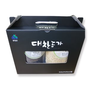 실속형 국산잡곡선물세트(찰보리+찰흑미)